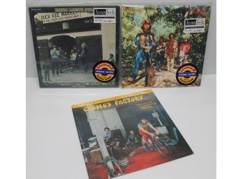 Creedance Clearwater Revival 180g Willy & The Poor Boys, 180g Green River & Cosmo's Factory MFSL Master Record
