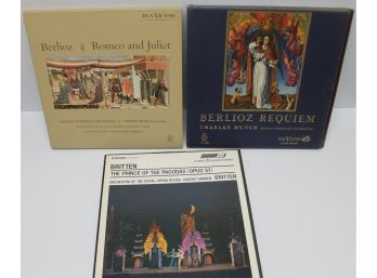 Three Boxset's On The TAS List With Berlioz Romero & Juliet, Berlioz Requiem & Britten Prince Of The Pagodas