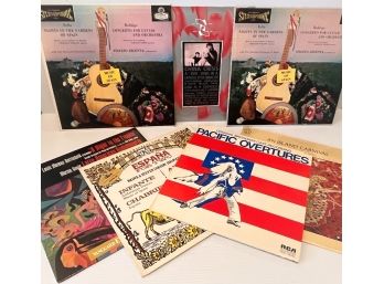 Seven TAS List Collection W/ Pacific Overtures, Island Carnival, Espano For Two, Music Of Spain, China Crisis