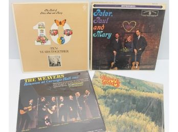 Folk Lot With Peter, Paul & Mary, Pete Seeger & The Weavers At Carnegie Hall And The Kingston Trio Aspen Gold
