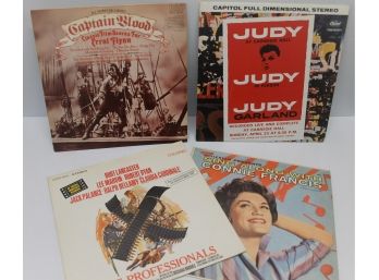 TAS List Group W/ Judy Garland, Captain Blood, Sing Along With Connie Francis, The Professionals Soundtrack