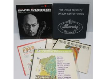 Six From Mercury Records With Rare Living Presence Boxset, SEALED Bach Starker Boxset, SEALED Ravel, 1812, Etc