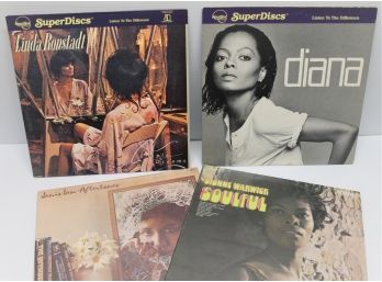 A Pair Of Half Speed Mastered Super Disks From Linda Ronstadt & Diana Ross Plus Dionne Warwick & Janis Ian