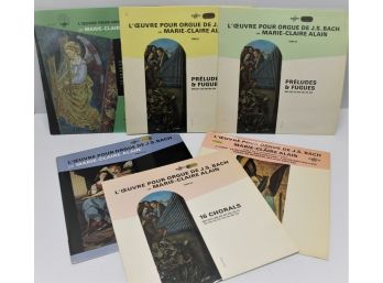 Six Imports From Marie Claire Alain L'ceuvre Pour De J. S. Bach - Erato Label - Lot 2
