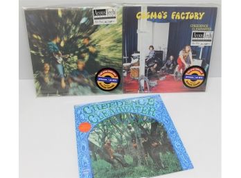 Creedance Clearwater Revival Self-Titled, Sealed 180g Cosmos Factory & Sealed 180g Bayou Country