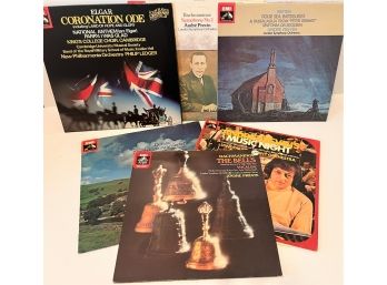 Six TAS List Records From EMI With Andre Previn, Elgar Coronation Ode, Rachmaninoff, Britten Most Quadrophonic
