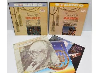 Five TAS List Greats W/ Curtain Up Sousa & Fennell Favorites, Red Seal Andres Segovia & Wilson Audiophile, Etc