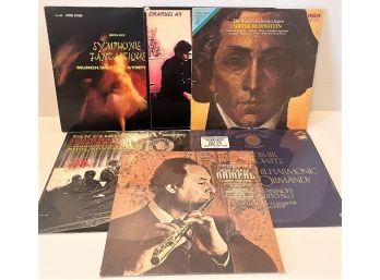 Six TAS List Records From Artur Rubinstein, Jean Pierre Rampal, Berlioz, Van Cliburn Audiophile, Horowitz