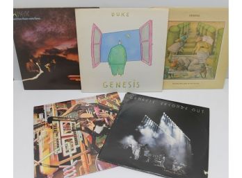 Genesis Lot With Duke, Seconds Out, And Then There Was Three, Selling England & Phil Collins Band-x