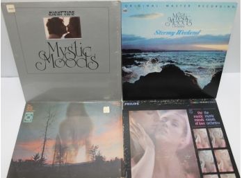 Four Mystic Mood Albums With MFSL Half Speed Stormy Weekend, Moods Of Love, Night Tide, Highway One Quad Disc