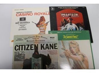 4 Original Motion Picture Soundtracks W/ Phantasm, The Emerald Forest, Audiophile Casino Royale & Citizen Kane