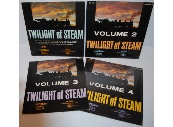 Twilight Of Steam Four Volume Record Lot With MF 13, 15, 16 And 17 Mobile Fidelity Records