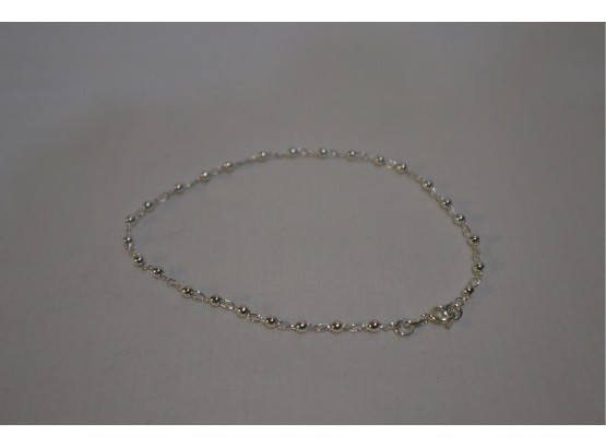 925 Sterling Silver Italy Anklet