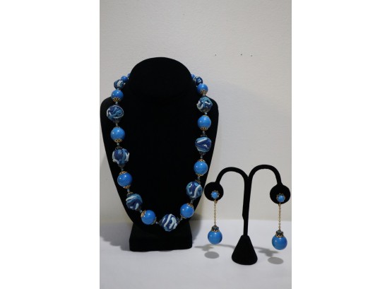 Vintage Vendome Necklace And Earrings Set