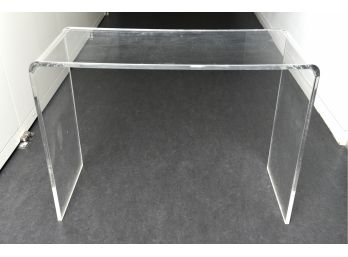 Lucite Waterfall Table