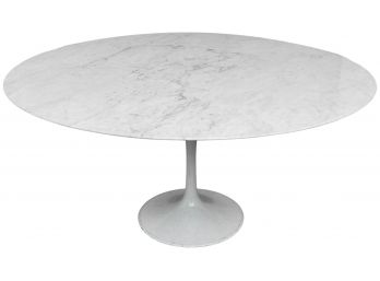 Knoll Eero Saarinen Round Marble Top Tulip Table