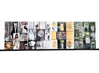 Set Of Four Fashion Wall Art Laminated Photographs (3 Of 3)