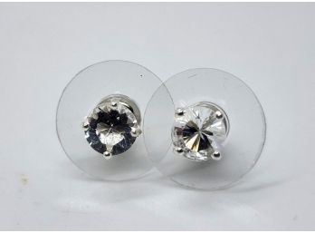 Petalite Stud Earrings In Sterling