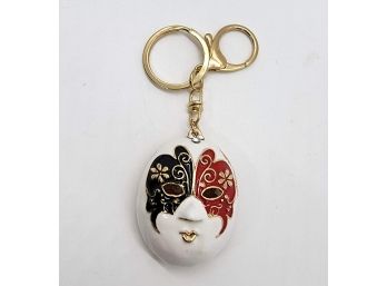 Really Cool Enameled Mask Keychain