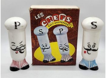 Vintage Les Chef Salt & Pepper Shakers