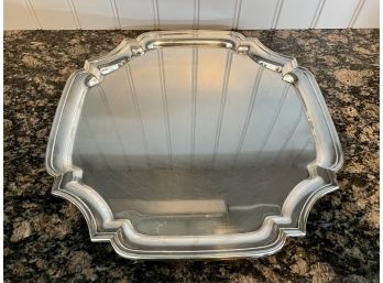 Beautiful Vintage Towle Silver Plated Scalloped Edge Platter