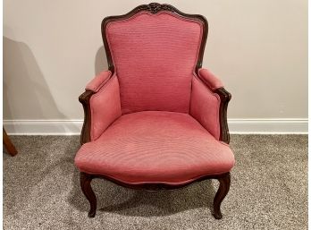 Salmon Upholstered Bergeres Chair