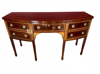 Gorgeous Baker Charleston Collection Inlaid Mahogany Federal Sideboard, Paid $3800