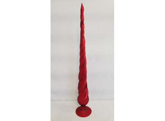 Department 56 2ft Red Topiary Finial Tower Christmas Decoration