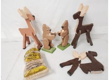 Handmade Wooden Reindeer And More