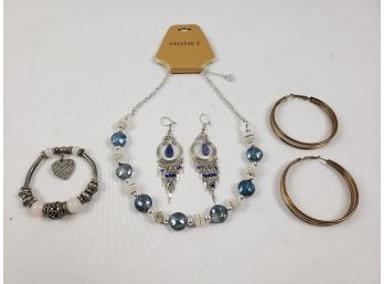 Costume Jewelry Lot - Including New Monet Necklace