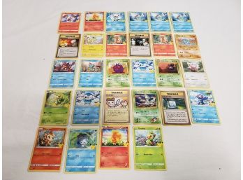 Twenty Eight Pokemon Trading Cards