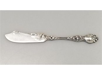 Antique Wallace Sterling Silver Butter Knife