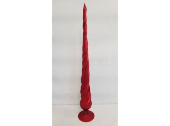 Department 56 2ft Red Topiary Finial Tower Christmas Decoration