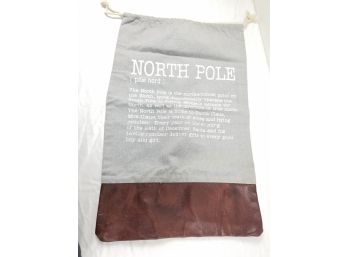 Christmas Present Canvas Bag  North Pole