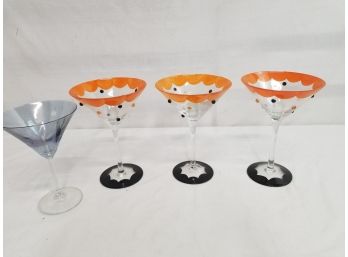 Assortment Of Martini Glasses