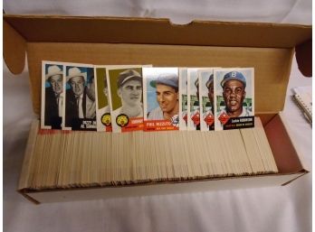 Large Lot Of The 1953 Topps Archives Baseball Cards
