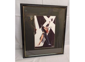 Signed Limited Edition Lithograph By Rafael Of Dancers #14/500