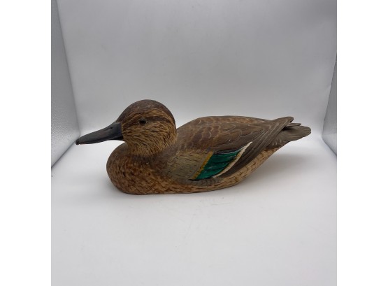 Hand Carved Mallard With Beautiful Details, 12'