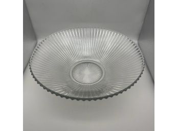 Vintage Retro Style Pressed Glass Accent Bowl