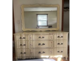 Craftsmen Guild Collection Dresser With Attached Mirror