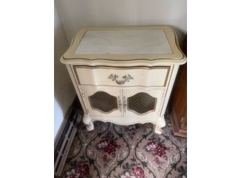 Modernage Accent Table With Stone Top