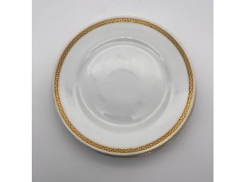 Noritake 'crete' Patterned Plates - Pair Of 2