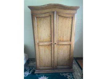 Floral Accent TV Cabinet / Armoire