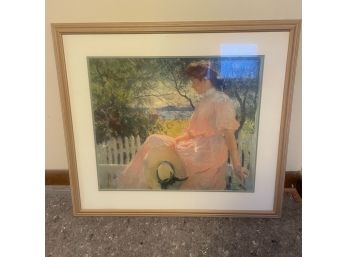 Eleanor By Frank Weston Benson- Framed Art Print