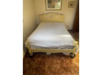 Craftsmens Guild Collection Full Size Bed Frame With Hand Painted Details