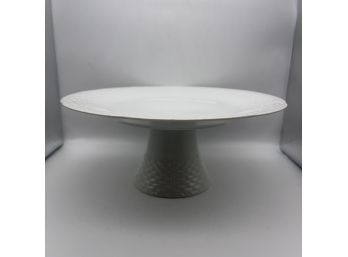 The Toscany Collection White Footed Cake Stand - Made In Japan