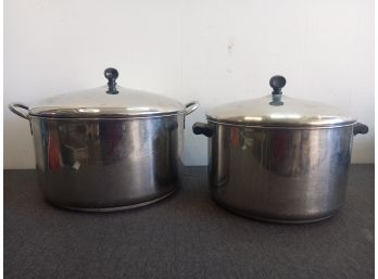 Faber Ware Stock Pots Set Of 2