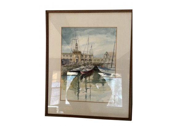 Framed Watercolor - Ramsgate England