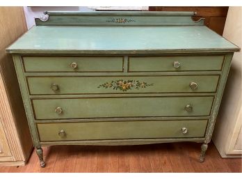 Vintage Ebbecke Furniture Company Hand Painted Solid Wood Dresser, Matches Other Ebbecke Lots