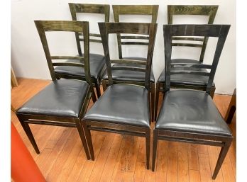 Set 6 Vintage SpA Tonon Italian Dining Chairs, Matches Table In Previous Lot